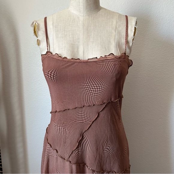 UO Moxie Mesh Mini Slip Dress - Picture 3 of 5
